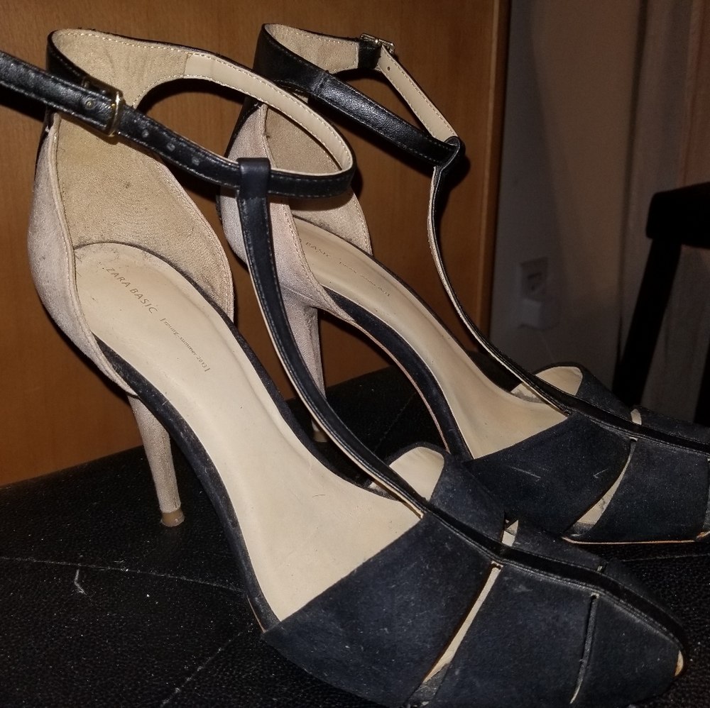 ZARA MARY JANE HIGH HEELS
